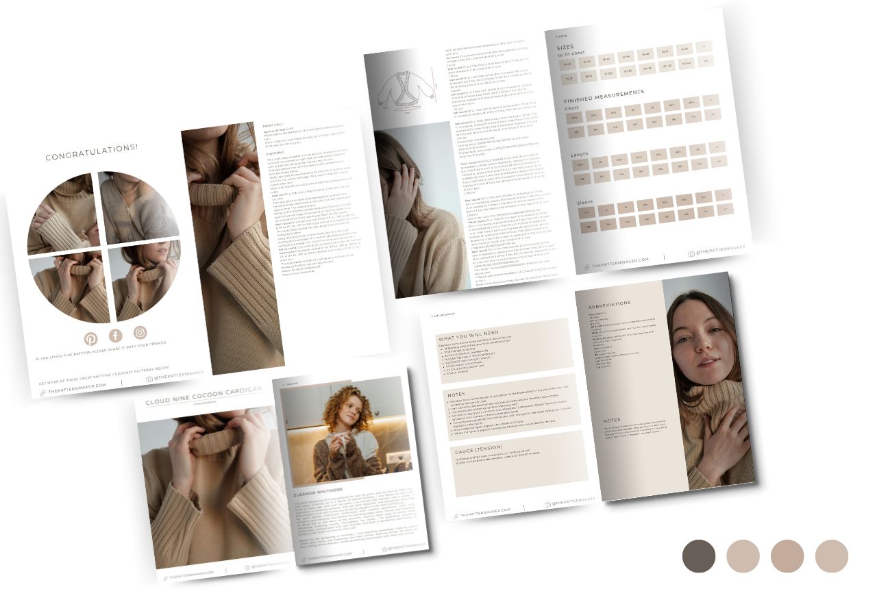 How to Create Stunning Knitting Patterns with Canva Templates